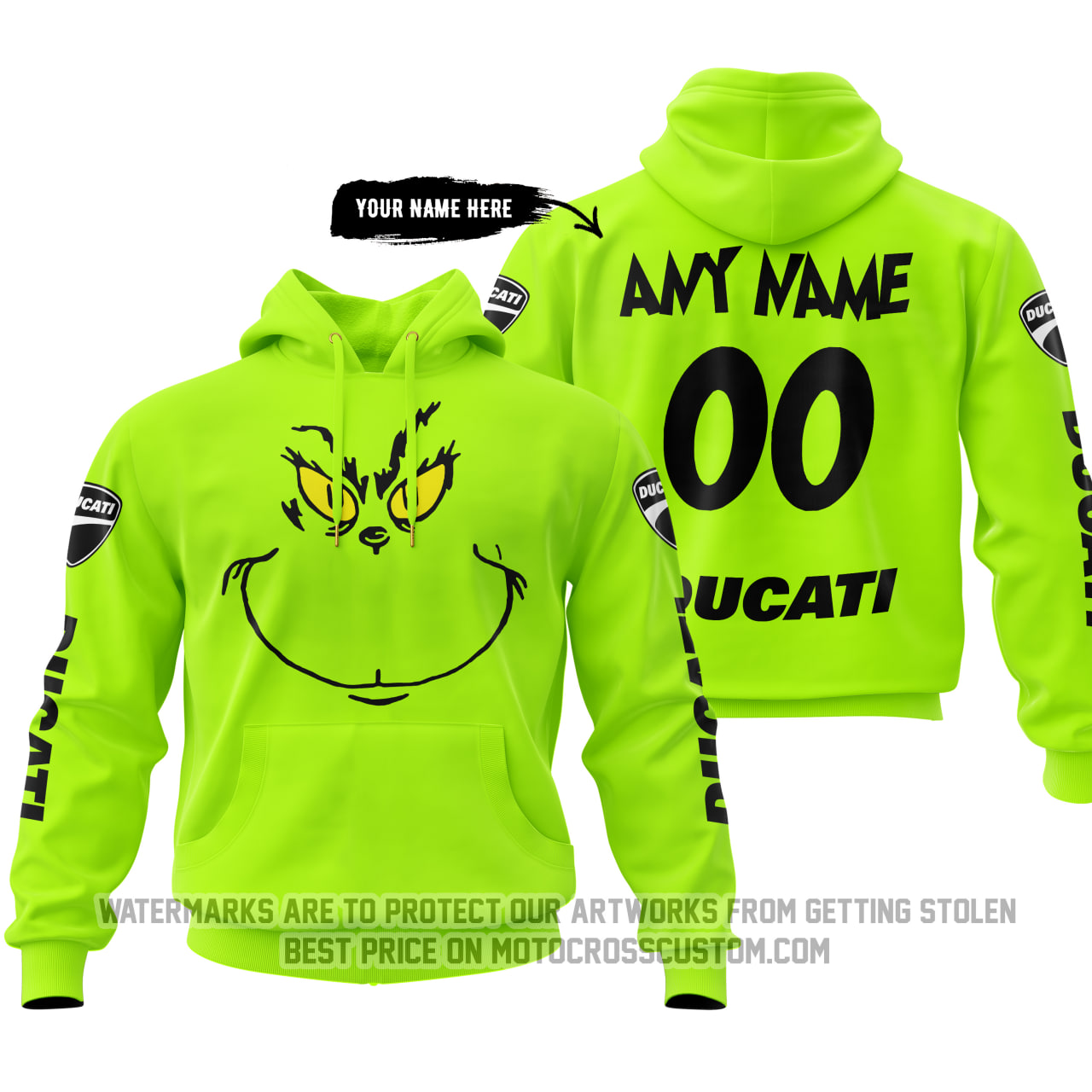 The Grinch x Ducati - Neon