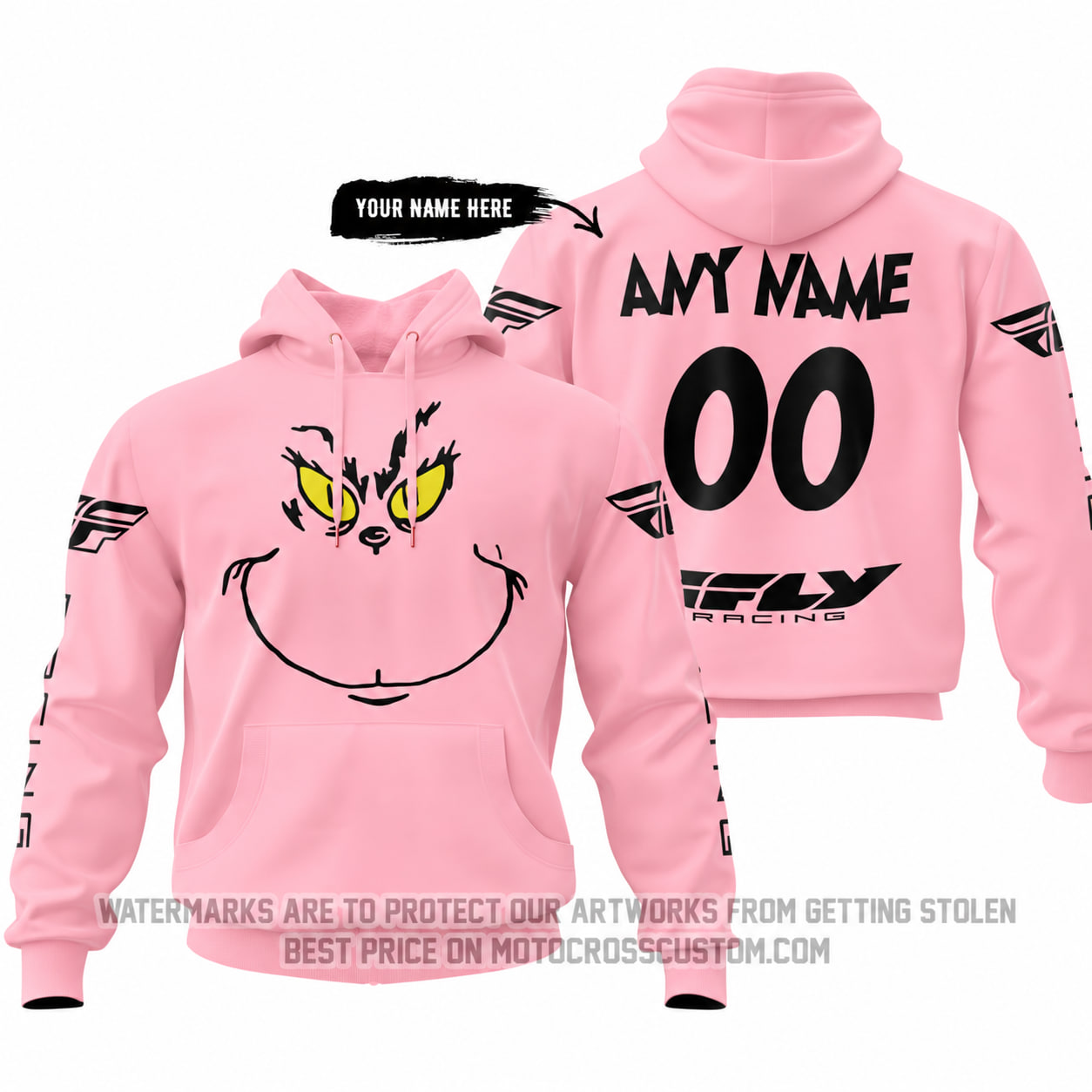 The Grinch x Fly Racing - Pink