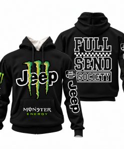 Jeep x Monster Energy Full Send Society Hoodie – Black