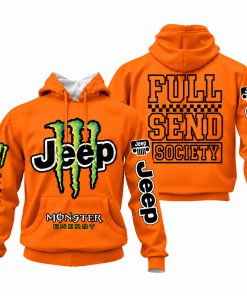 Jeep x Monster Energy Full Send Society Hoodie – Punk’n Orange