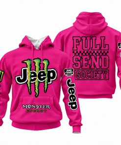 Jeep x Monster Energy Full Send Society Hoodie – Tuscadero Pink