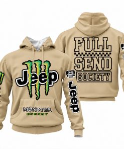 Jeep x Monster Energy Full Send Society Hoodie – Gobi Sand